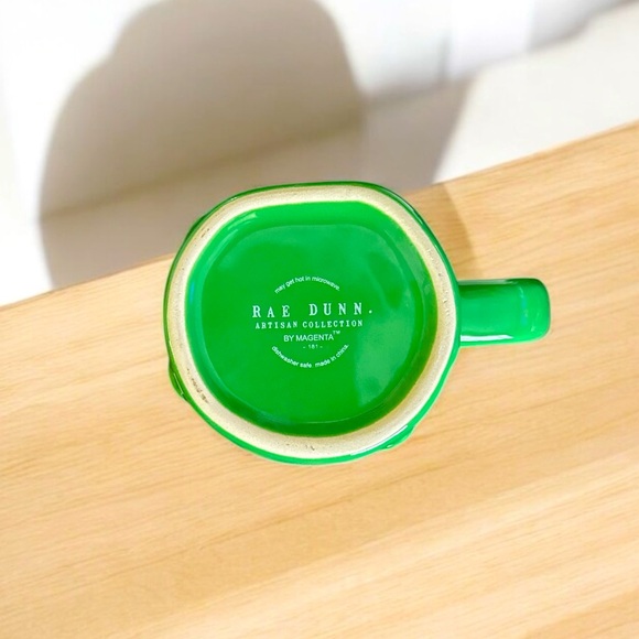 Rae Dunn Green Lucky Charm Mug - Picture 3 of 3